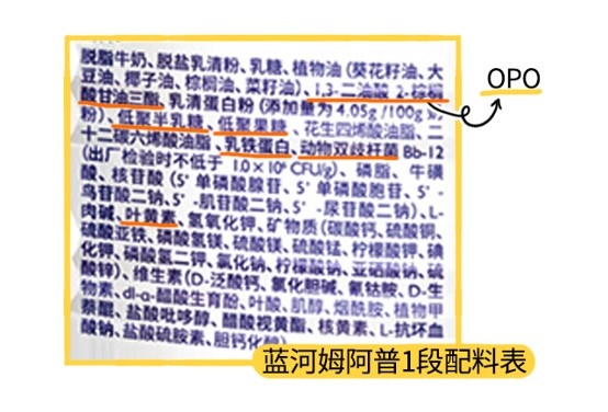 蓝河姆阿普1段配料表 蓝河姆阿普1段配料表