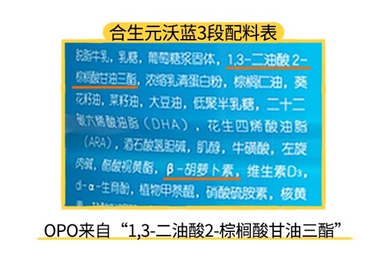 合生元沃蓝3段配料表 合生元沃蓝3段配料表
